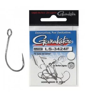 Haczyki Gakamatsu LS-3424f nr 4 N/l 8szt - Inne akcesoria dla wędkarzy - miniaturka - grafika 1