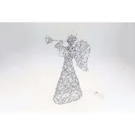 Oświetlenie świąteczne - Anioł LED 23 x 10 x 50 cm srebrny - miniaturka - grafika 1