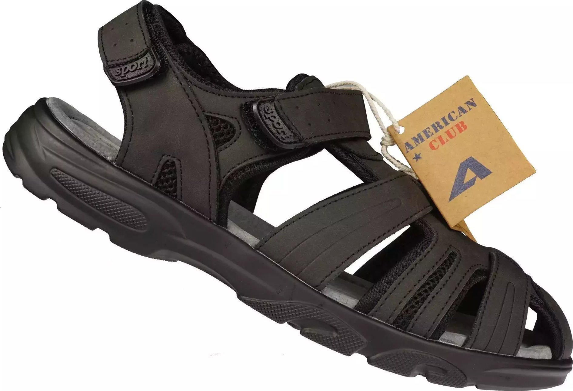 American Club Sandały męskie American Club MXD-90BL czarne 46