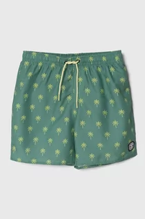 Spodnie i spodenki dla chłopców - Protest szorty kąpielowe dziecięce PRTFONZ kolor zielony - grafika 1
