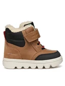 Buty dla chłopców - Geox Kozaki B Willaboom Boy B Ab B365BC 0ME22 C6777 M Brązowy - miniaturka - grafika 1