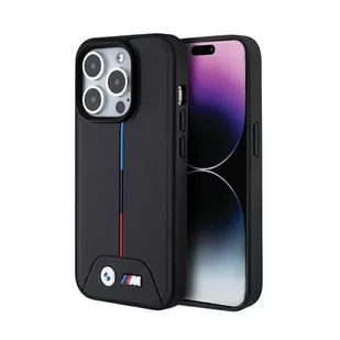 BMW Quilted Tricolor MagSafe - Etui iPhone 15 Pro Max (czarny) - Etui i futerały do telefonów - miniaturka - grafika 1