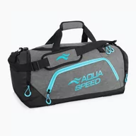 Torby sportowe - Torba treningowa AQUA-SPEED 43 l szara/niebieska - miniaturka - grafika 1
