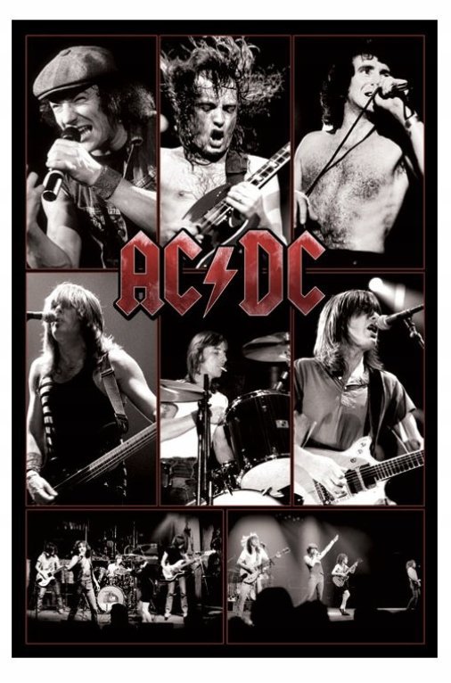 PODKŁADKA POD MYSZ Z Nadrukiem 22x18 cm ACDC Live Na Żywo Tekst Prezent