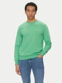 Bluzy męskie - Tommy Hilfiger Bluza Essential MW0MW37237 Zielony Regular Fit - miniaturka - grafika 1