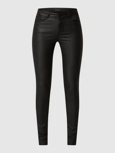 Jeansy o kroju slim fit z powłoką - Spodnie damskie - miniaturka - grafika 1