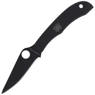 Noże - Nóż składany Spyderco HoneyBee Stainless Black Plain (C137BKP) - miniaturka - grafika 1