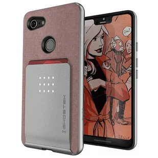 GHOSTEK Etui Exec 2 do GOOGLE PIXEL 3 XL (kolor srebrny) (GH_GHOCAS1062) - Etui i futerały do telefonów - miniaturka - grafika 1