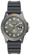 Paski - Fossil FS5994 Męski Zegarek Fossil Blue Quartz, 3 Wskazówkowy Mechanizm Datownika, Koperta 42 mm, Silikonowy Pasek - miniaturka - grafika 1
