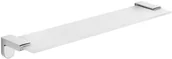 Półki łazienkowe - Mexen Lea wisząca półka szklana, chrom - 7026037-00 - miniaturka - grafika 1