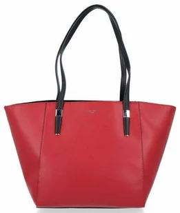 Klasyczna torebka damska David Jones Ciemno Czerwona - Torebki damskie - miniaturka - grafika 1