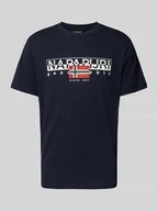 Koszulki męskie - T-shirt z nadrukiem z logo model ‘AYLMER’ - miniaturka - grafika 1