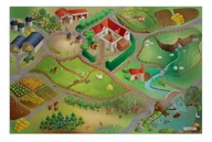 Dywany dla dzieci - House Of Kids Dywan dziecięcy antypoślizgowy Spiel Circuit może być stosowany w gospodarstwie rolnym z poliestru, od House of Kids, dywan dla dzieci, 100 x 150 cm, wielokolorowa - miniaturka - grafika 1