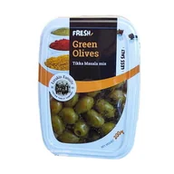 Pasztet i przetwory mięsne - Oliwki Zielone Drylowane Z Mieszanką Przypraw Tikka Masala Fresh Pack 200G Lyrakis Family - miniaturka - grafika 1