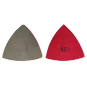 Tarcze do pił - Trójkąty pad galwanizowany do szlifowania polerowania narożników (Gradacja 400) - miniaturka - grafika 1