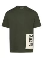 Koszulki męskie - Calvin Klein - T-shirt męski, zielony - miniaturka - grafika 1