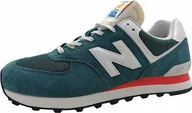 Trampki męskie - Męskie tenisówki New Balance Jan 574 w kolorze zielonym, rozmiar 10 - miniaturka - grafika 1