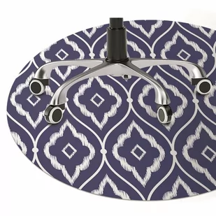 Mata pod fotel biurowy Perski wzór fi100 cm - Podnóżki, podpórki, podkładki - miniaturka - grafika 1