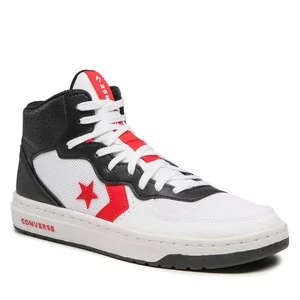 Trampki damskie - Sneakersy Converse - Rival Mid A00983C Black/White/Red - grafika 1