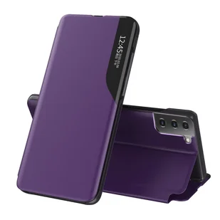 Etui na telefon Samsung Protective Case Cover Flap Case Bookcover Wallet New, Kolor: Fioletowy, Wybierz model: Samsung Galaxy A52 5G - Etui i futerały do telefonów - miniaturka - grafika 1