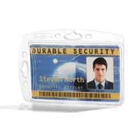 Identyfikatory - Etui do kart identyfikacyjnych DURABLE HARTBOX transparentne 895519 1szt. - miniaturka - grafika 1