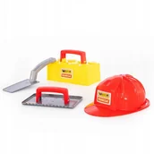 Mały majsterkowicz - Wader Polesie 50519 Zestaw kamieniarza Nr3 "Construct&quot 4 elem - miniaturka - grafika 1