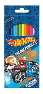 Starpak Kredki ołówkowe 12 kolorów Hot Wheels - Przybory szkolne - miniaturka - grafika 1