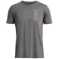 Koszulki sportowe męskie - Koszulka męska Under Armour Dusk to Dawn Skul SS Rozmiar: L / Kolor: szary - miniaturka - grafika 1