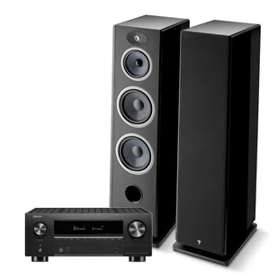 Zestaw stereo: Denon AVC-X3800H + Focal VESTIA N°4, Kolor: Dark Wood - Zestawy stereo - miniaturka - grafika 1