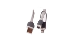 Libox Kabel USB-micro USB/iPhone 2A 1m LB0066W LIBOX - Kable USB - miniaturka - grafika 1