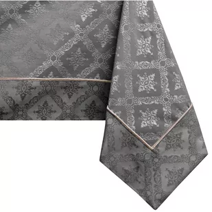 Obrus Maya Brązowy Drukowany Klasyczny 140x200 DecoKing - TCLOTH/DK/MAYA/BRD/PPG/COCOA/140X200 - Obrusy i serwetki - miniaturka - grafika 1