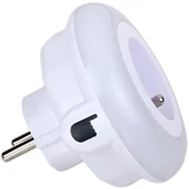 Akcesoria do oświetlenia - Lampa orientacyjna LED z czujnikiem zmierzchu i gniazdem LED/0,6W/230V - miniaturka - grafika 1