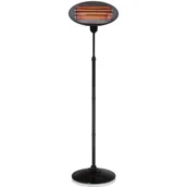 Ogrzewacze tarasowe - Grzejnik promiennikowy Czarny Zewnętrzny Z Regulacją - miniaturka - grafika 1