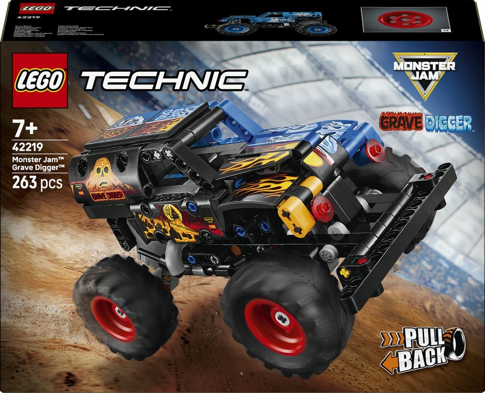 LEGO Technic Monster Jam Grave Digger Ogień 42219