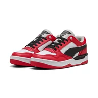 Sneakersy męskie - Męskie Sneakersy PUMA REBOUND RETRO 40019704 – Czerwony - miniaturka - grafika 1