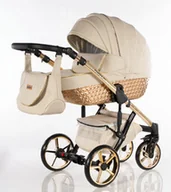 Wózki dziecięce - Magnum GT - kol. Kremowo - Złoty - 2w1 - Wózek dziecięcy - Kajtex - miniaturka - grafika 1