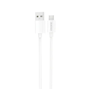 Kabel przewód do ładowania L4SM USB-A - micro USB 2A 1m - biały DUDAO - Kable USB - miniaturka - grafika 1