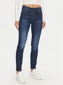 Spodnie damskie - Mustang Jeansy Shelby 1015563 Niebieski Slim Fit - miniaturka - grafika 1