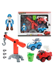 Toi-Toys Zestaw zabawek "Służby ratownicze" - 3+ - Pociągi dla dzieci - miniaturka - grafika 1