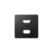 Klawisze i ramki - Kontakt Simon KONTAKT_SIMON Plakietka gniazda HDMI + USB DETAIL 82 Grafitowy 8201095-038 - miniaturka - grafika 1