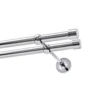 Karnisze - Karnisz DECASTYL Luna Podwójny 480 cm Chrom - miniaturka - grafika 1