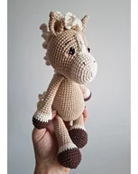 Maskotki i pluszaki - Konik Mustang wykonany na szydełku - miniaturka - grafika 1