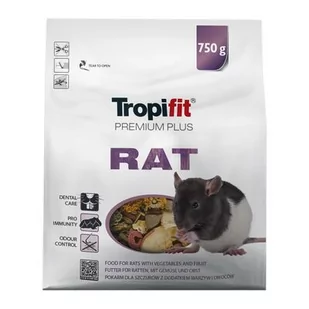 Tropical Tropifit Pokarm Premium Plus Rat dla Szczura 750 g 50452 - Karma dla gryzoni - miniaturka - grafika 1