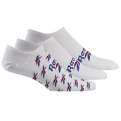 Skarpetki damskie - Reebok Skarpety unisex Cl Fo Invisible Sock 3p wielokolorowa biały / niebieski / czerwony (blanco / vecblu / vecred) L - miniaturka - grafika 1