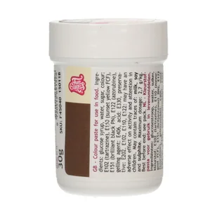 Barwnik spożywczy FunCakes Paste dark Brown 30g - CIEMNY BRĄZ - Dodatki do ciast w proszku - miniaturka - grafika 1