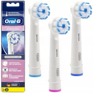 Oral-B Braun EB60 Sensitive Ultrathin GŁÓWKA 3szt - Końcówki do szczoteczek elektrycznych - miniaturka - grafika 1