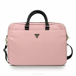 Guess Nylon 15-16" różowa GUCB15NTMLLP - Torby na laptopy - miniaturka - grafika 3