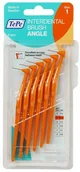 Szczoteczki międzyzębowe - TePe TePe Angle Szczoteczki międzyzębowe 0,45 mm. pomarańczowe 6 szt. - miniaturka - grafika 1