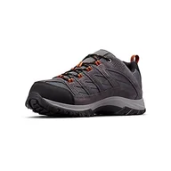 Buty trekkingowe męskie - Columbia Męskie buty trekkingowe Crestwood Waterproof, Graphite/Dark Adobe, 43 EU - miniaturka - grafika 1