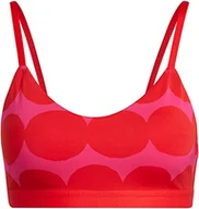 Biustonosze - adidas H16921 AM MARIMEKKO zespół biustonosza prawdziwy magenta/nadruk M - miniaturka - grafika 1